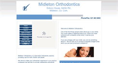 Desktop Screenshot of midletonorthodontics.com