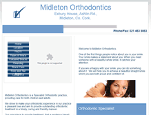 Tablet Screenshot of midletonorthodontics.com